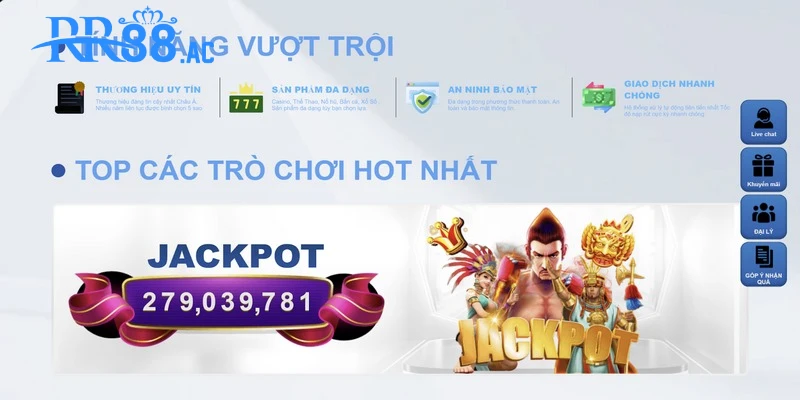 Giới thiệu RR88 với những ưu điểm nổi bật vượt trội